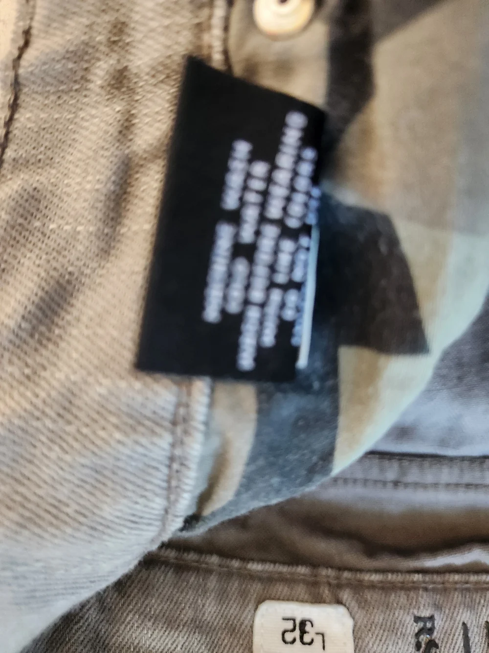 Gray Straight-Leg Pants